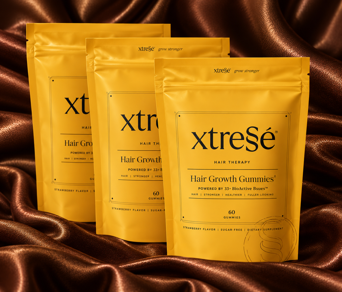 Xtressé Hair Growth Gummies – 3 Pack